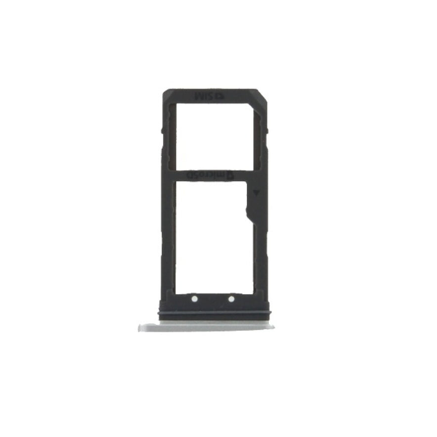 Original Ladebuchse Samsung Galaxy S7 SM-G930F Weiß Simkartenhalter GH98-39260B