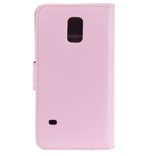 Leder Handyhülle für Samsung Galaxy S5 mini Pink Schutz Tasche 4250710554676