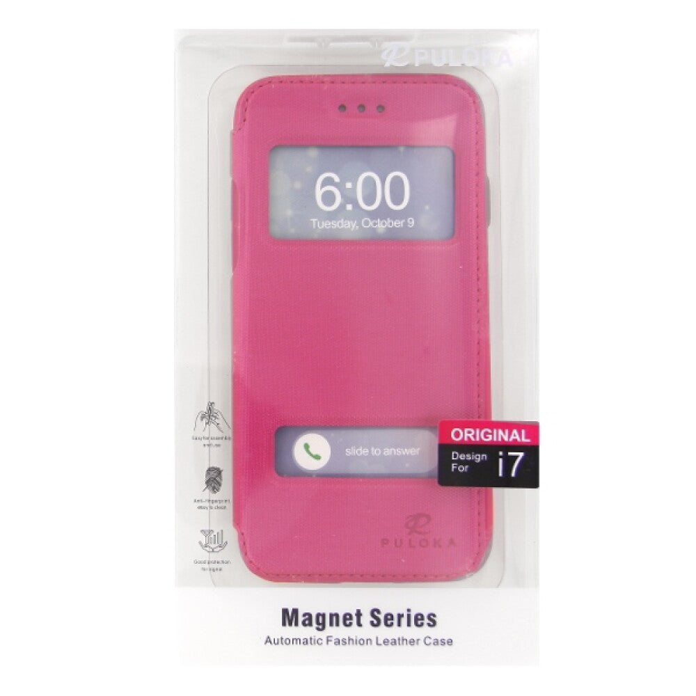 Flip Hülle Handyhülle für iPhone 7 Pink Schutz Case
