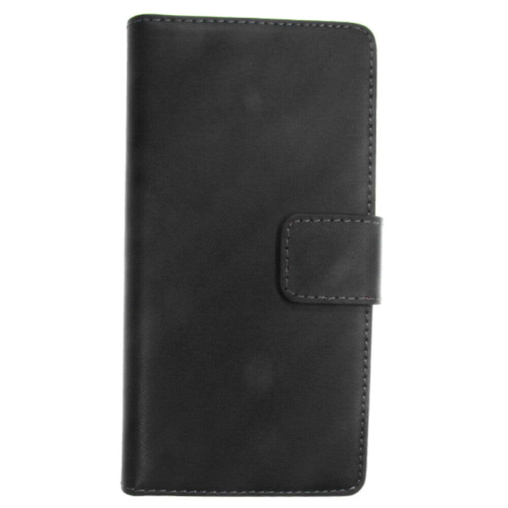 Book Case Handyhülle für Huawei P7 Schwarz Leder 4250710553983