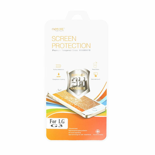Original Panzerfolie gehärtetes Glas für LG G3 9H Blickschutz