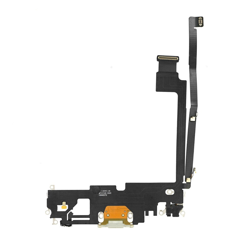 Ladebuchse für iPhone 12 Pro Max Silber Dock Connector Flex