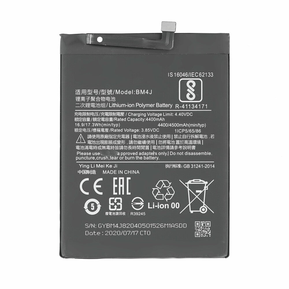 BM4J Akku für Xiaomi Redmi Note 8 Pro 4500mAh Batterie Ersatzakku