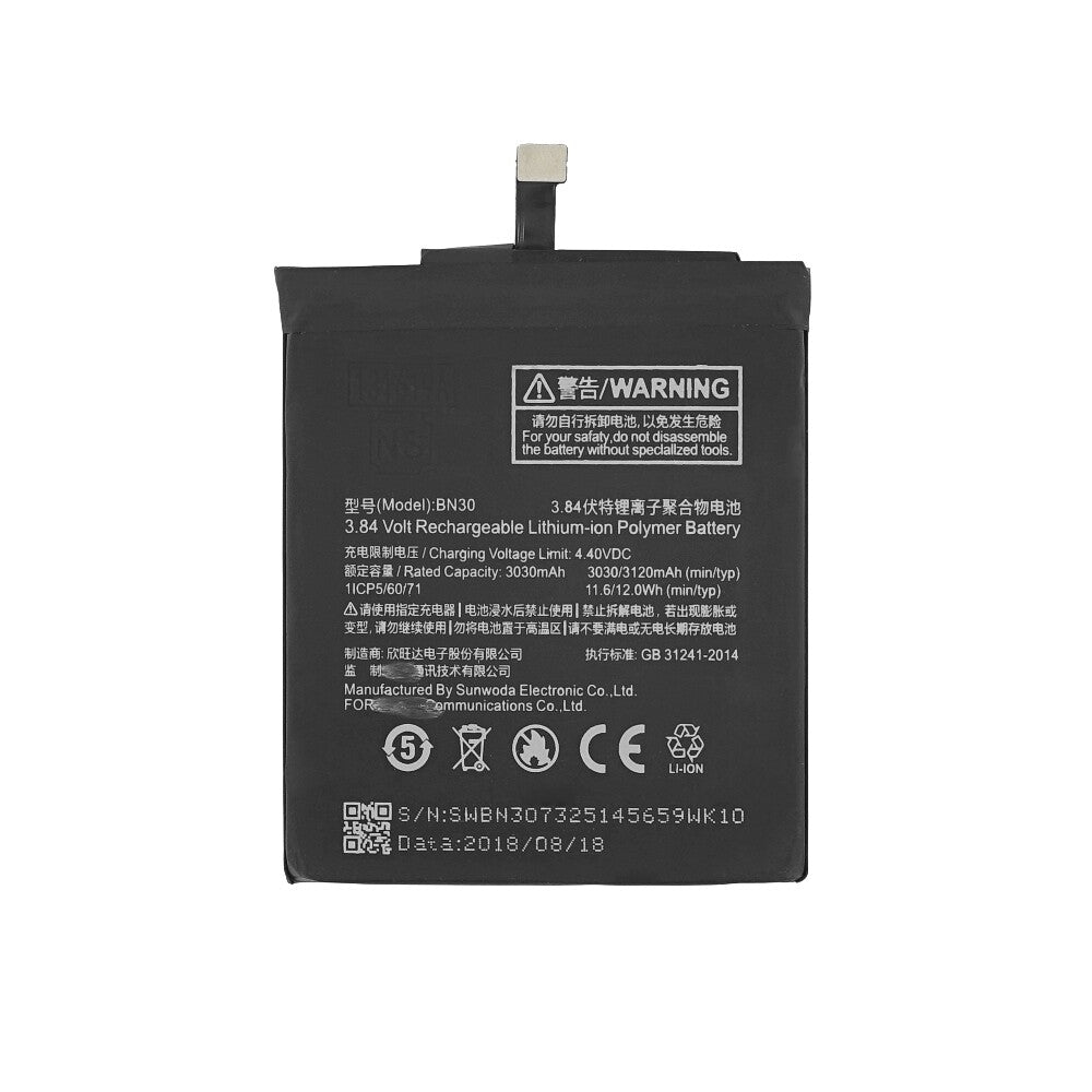 Akku BN30 für Xiaomi Redmi 4A 3120 mAh Ersatzakku wie Original