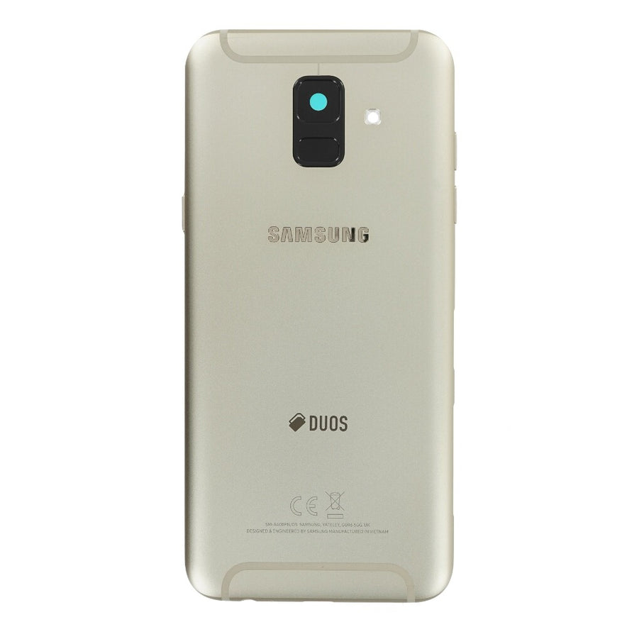 Original für Samsung Galaxy A6 2018 A600F Duos Akkufachdeckel Gold GH82-16421D