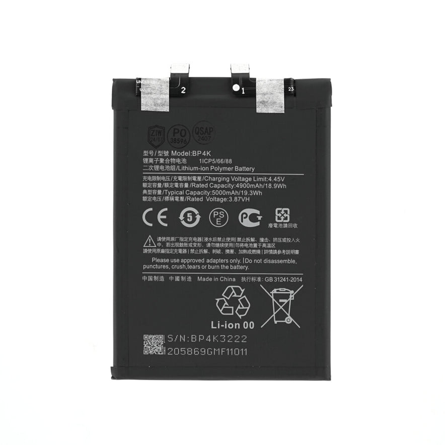 BP4K Akku für Redmi Note 12 Pro 5G Poco X5 X5 Pro wie Original Ersatzakku