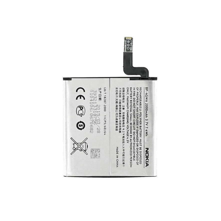 Akku Nokia Lumia 625 920 720T BP-4GWA 2000mAh wie Original Batterie Ersatzakku