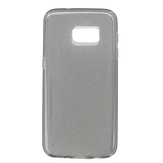 TPU Handyhülle für Samsung Galaxy S7 Schwarz Glitzernde Hülle Schutz Case