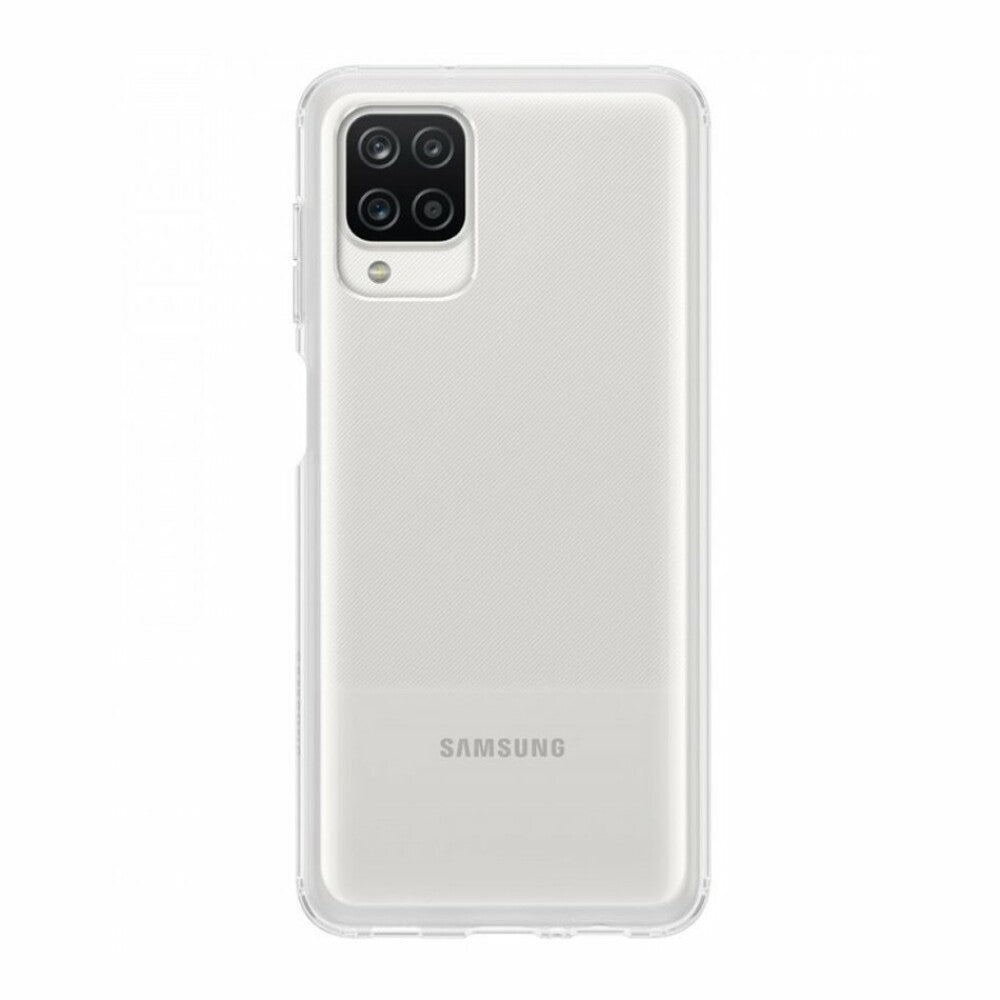 Original Soft Handyhülle für Samsung Galaxy A02s Transparent EF-QA026TTEGEU