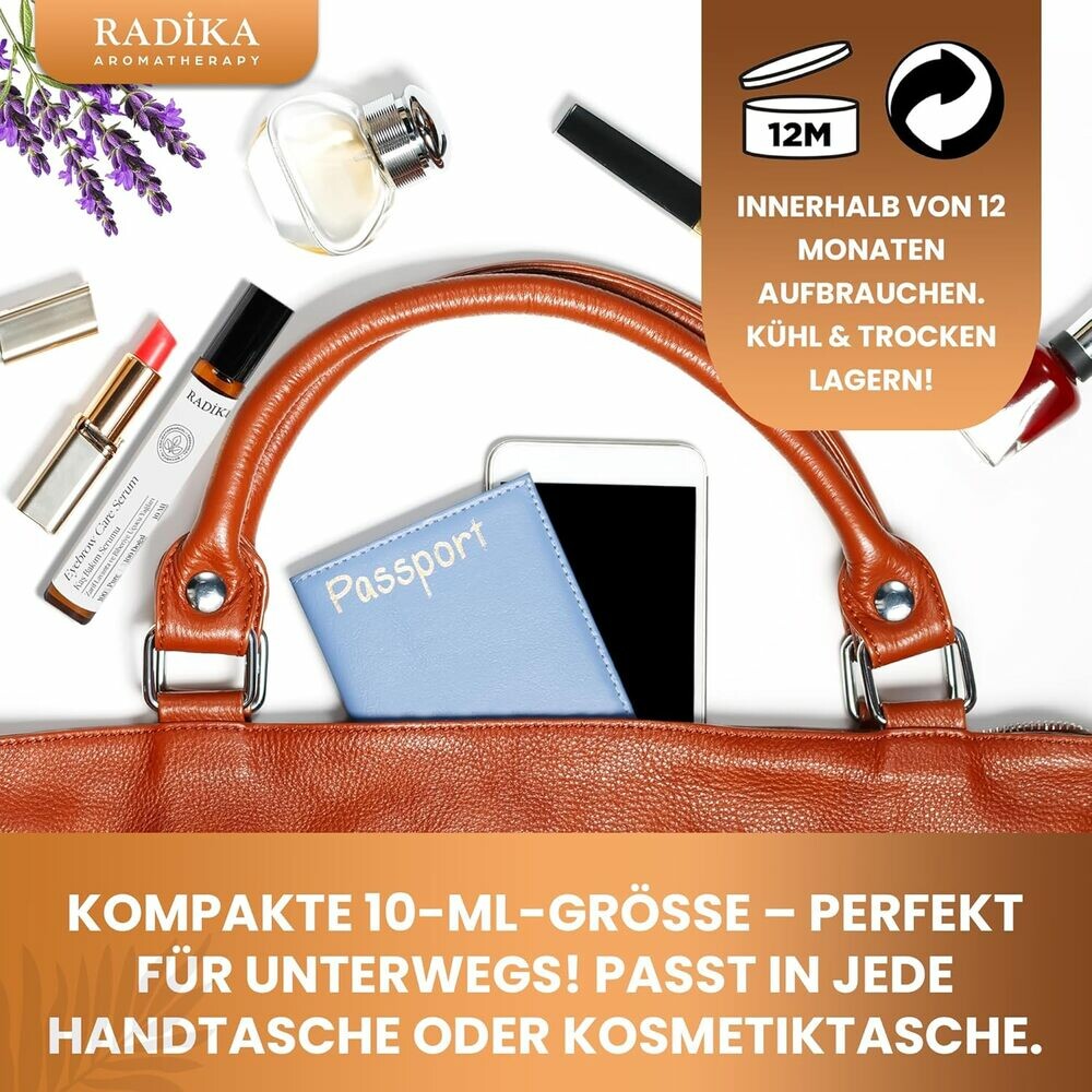 Augenbrauenserum,Vitamin A-E-F, 100% Rein, BIO, natürlich, 10 ml