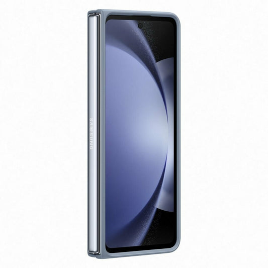 Original Lederhülle für Samsung Galaxy Z Fold 5 Blau EF-VF946PLEGWW