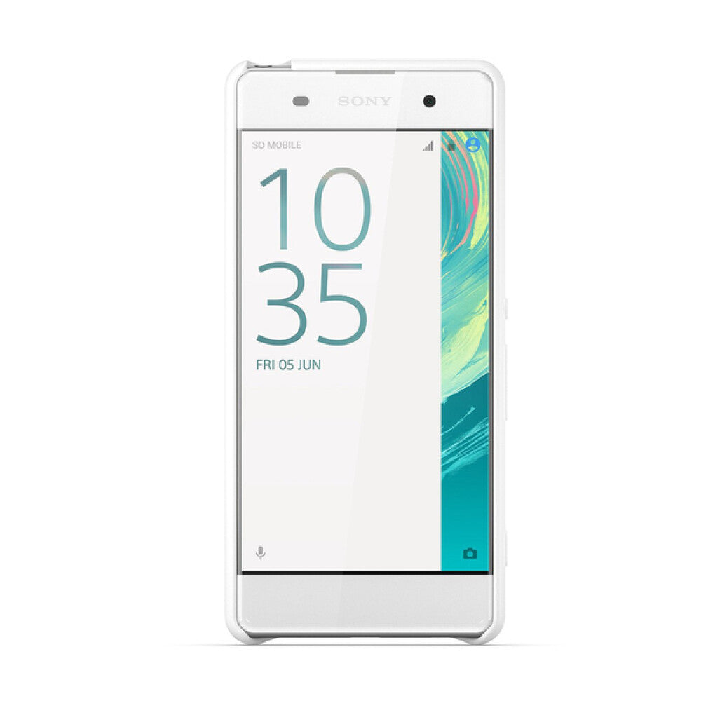 Original Flip Cover Handyhülle für Sony Xperia C3 Weiß 1287-5174
