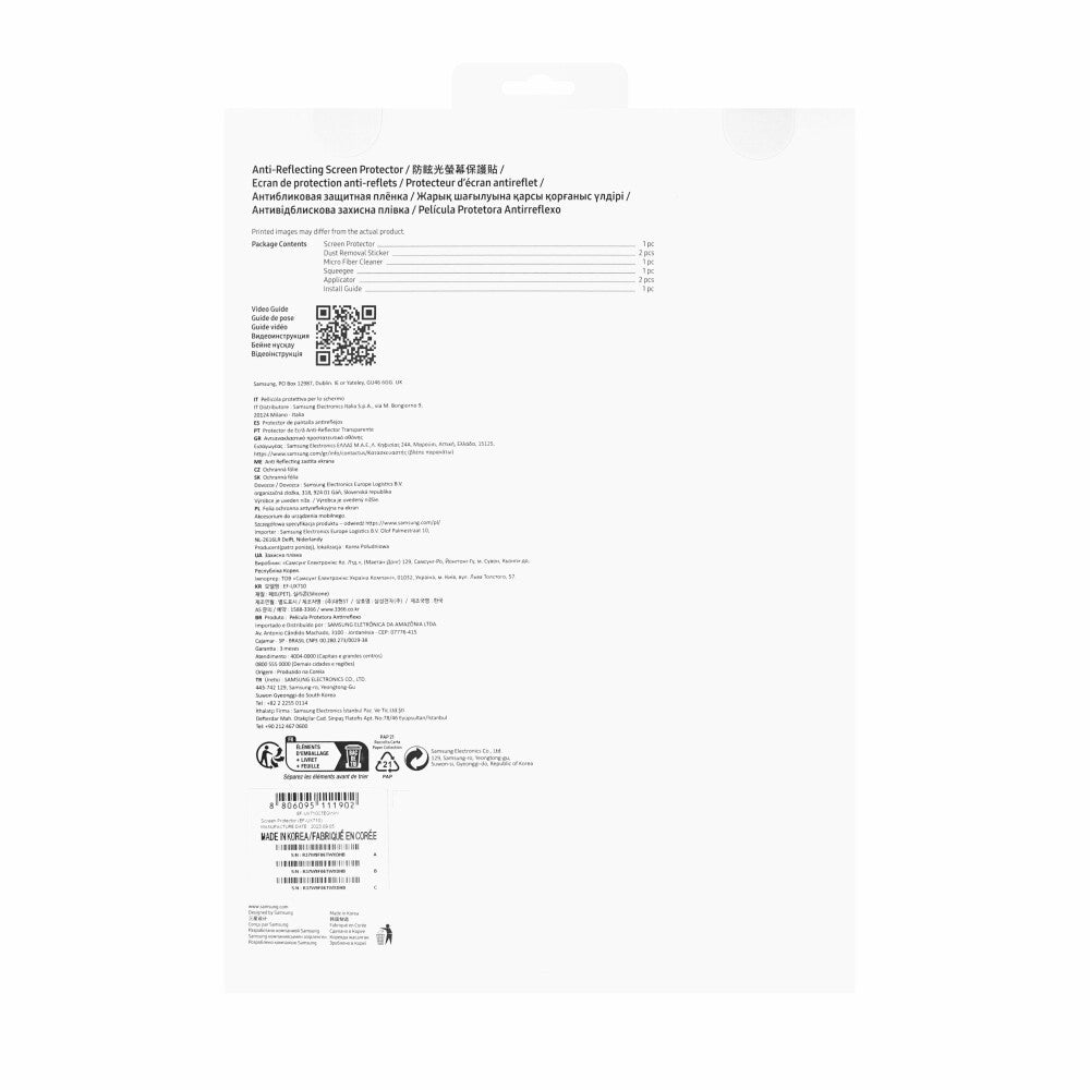 Samsung Antireflex-Displayschutzfolie Galaxy Tab S9 transparent EF-UX710CTE