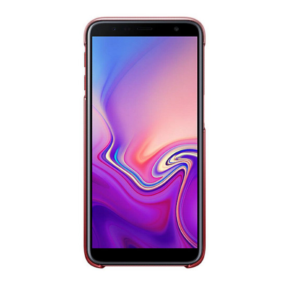 Original Hardcover Handyhülle für Samsung J6 Plus Rot EF-AJ610CREGWW