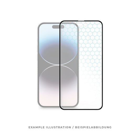 prio 3D Anti-Scratch Displayschutzglas für iPhone 15 (6.1in) schwarz