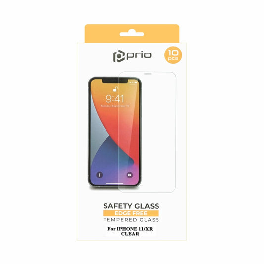 prio 10x Displayschutzglas für iPhone 11/XR transparent