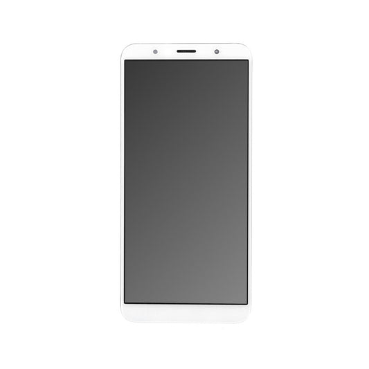 OEM display unit + frame for Huawei Honor 7A white, without logo
