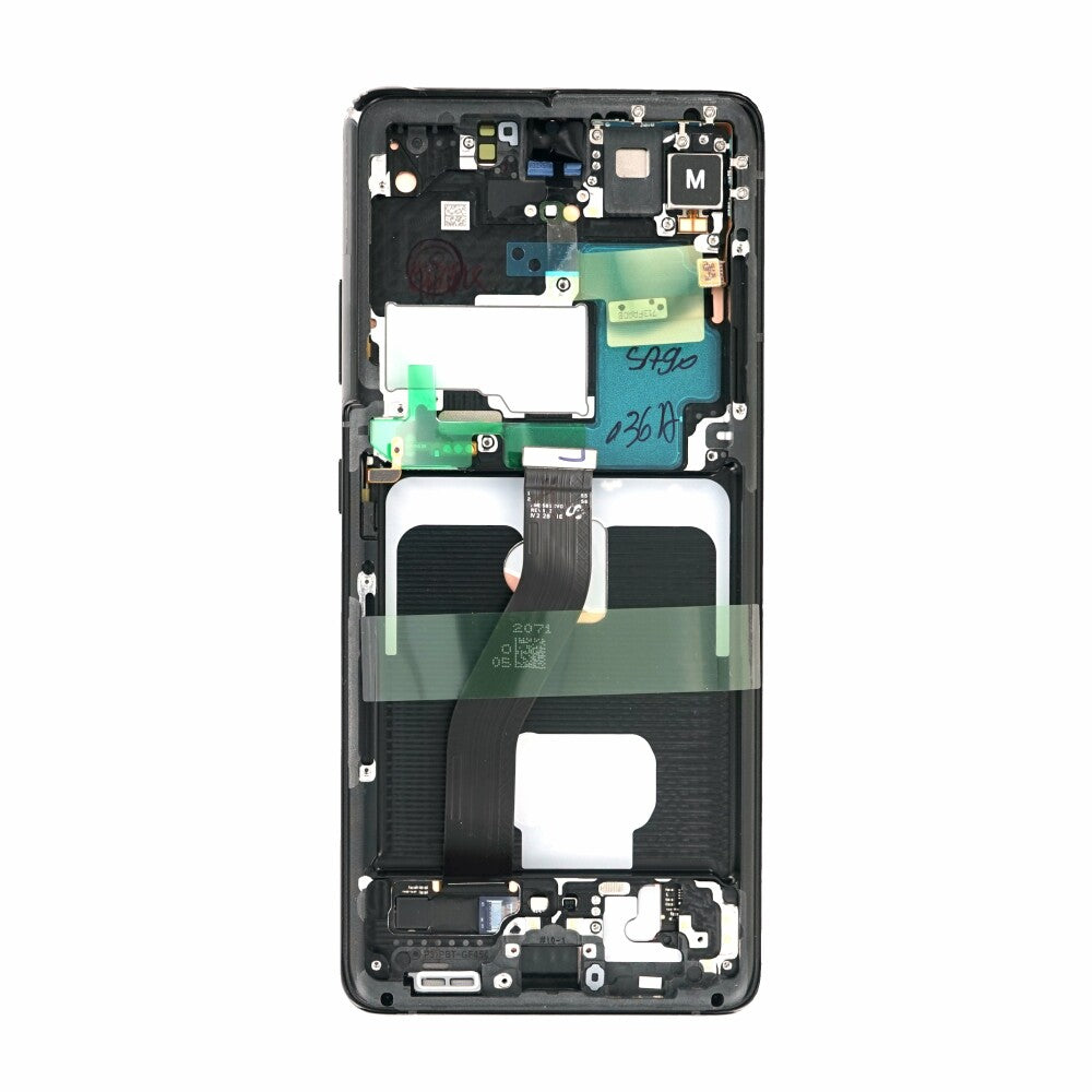Original Display Samsung Galaxy S21 Ultra G998B LCD + Rahmen Schwarz GH8226035A