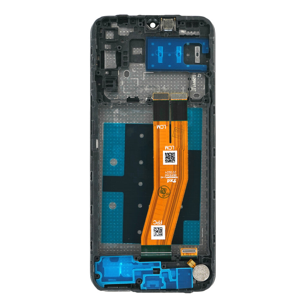 Display + Rahmen + Kleinteile (Kleber, Flex, Lautsprecher, Vibrator) SM-A145F Galaxy A14 4G (EU) schwarz