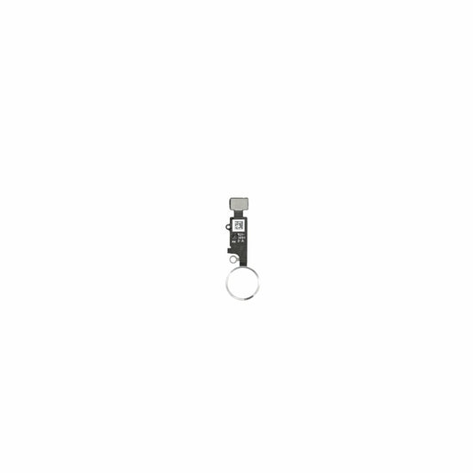 Home Button für iPhone 7 Silber Flex Kabel Touch ID Sensor NEU