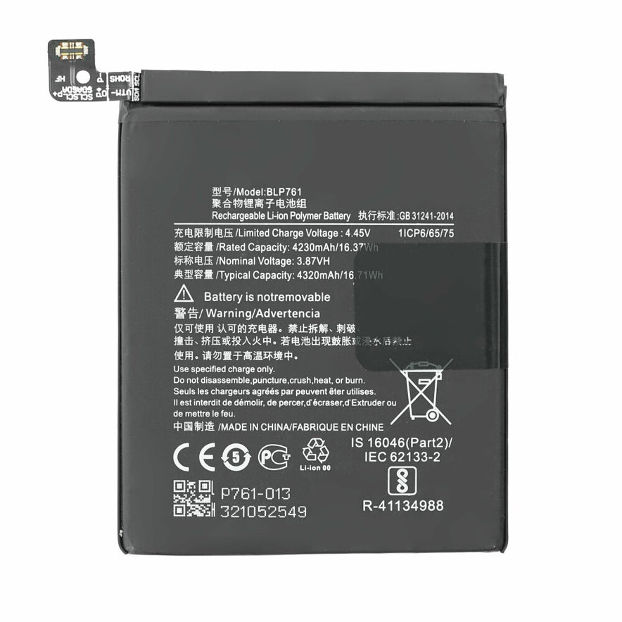 BLP761 Akku für OnePlus 8 4320 mAh Batterie wie Original