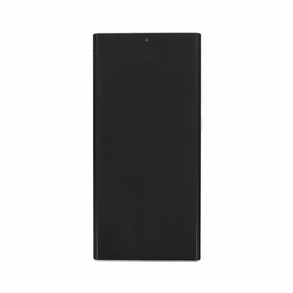 Original LCD + Rahmen für Samsung S23 Ultra Sky Blau Lime GH82-30466G