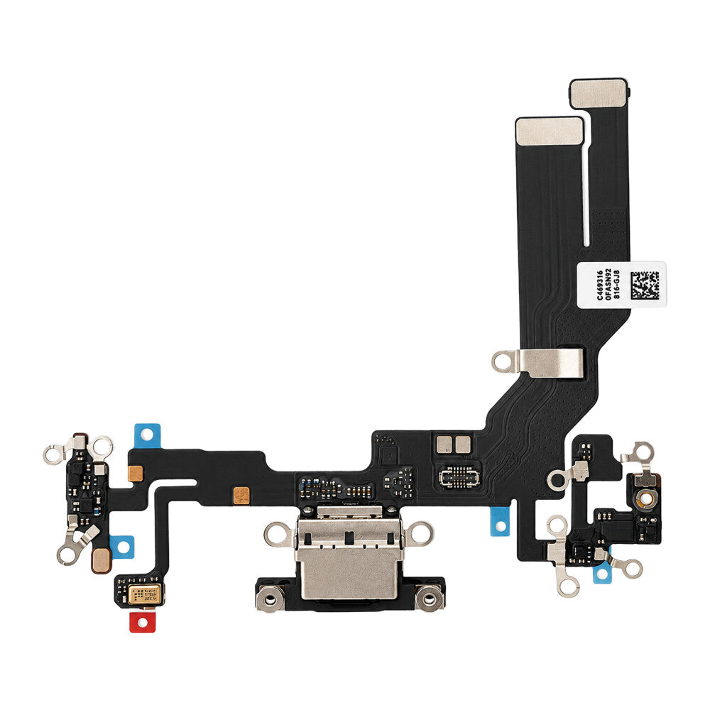 Ladeanschluss-Flexkabel für iPhone 16e, schwarz