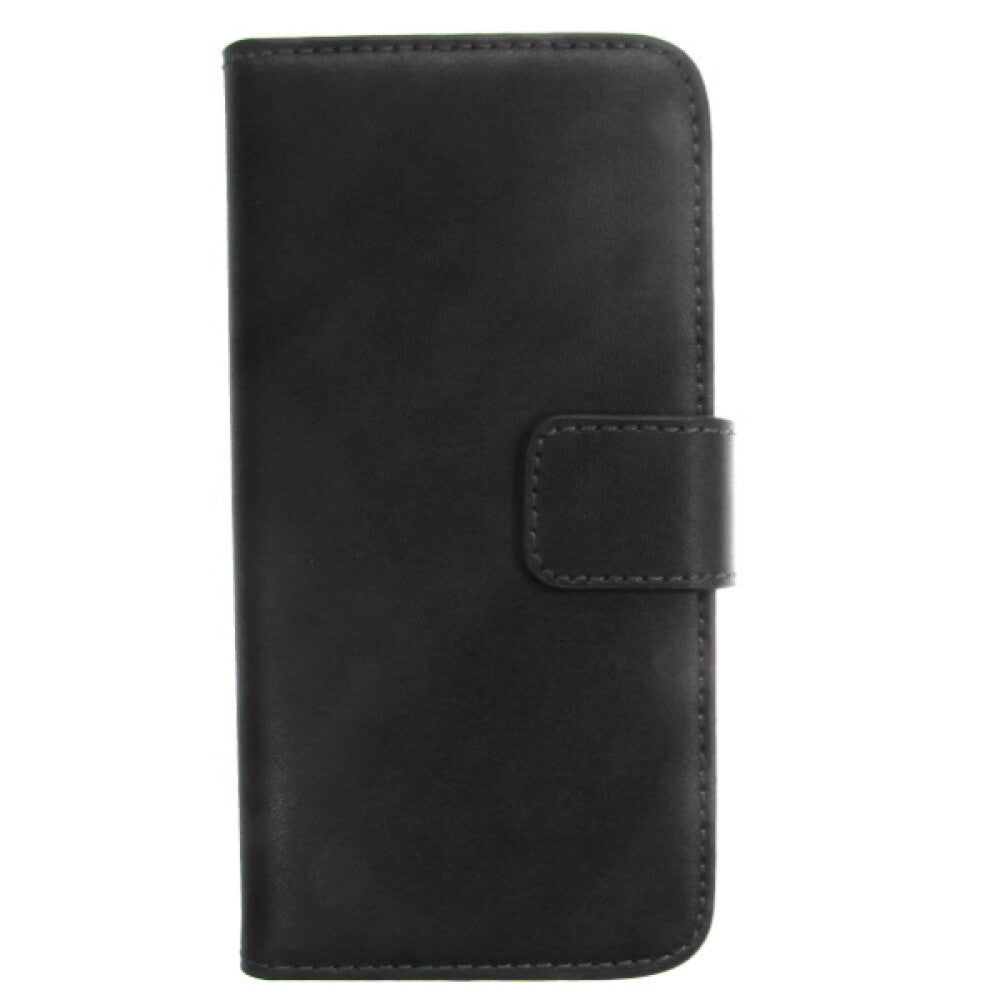 Leder Handyhülle für HTC M8 mini schwarz 4250710553952