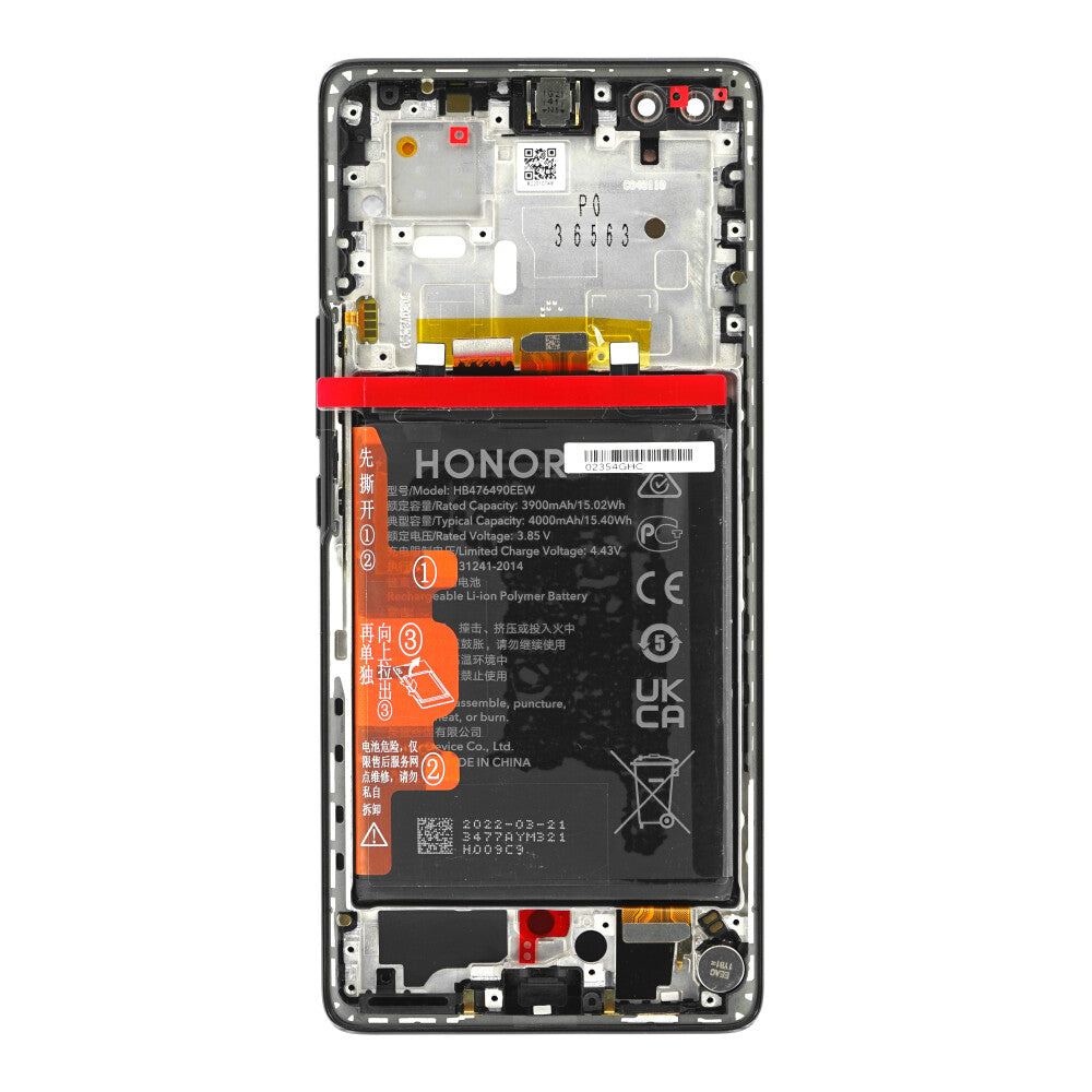 Original Display für Honor 50 Pro LCD Midnight Black 02354GHC