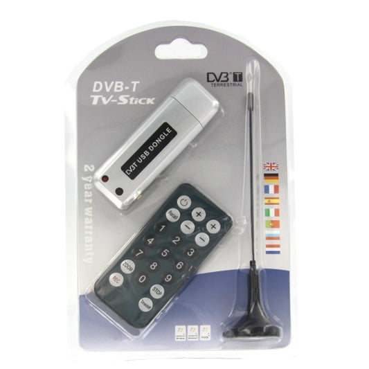 USB DVB-T Empfänger mit 28 dB Antenne für TV-Empfang