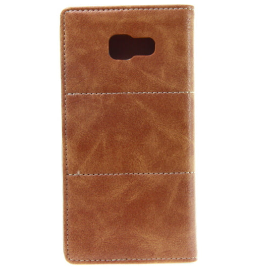 Book Case Handyhülle für Samsung Galaxy A5 2016 Gold Schutz Tasche