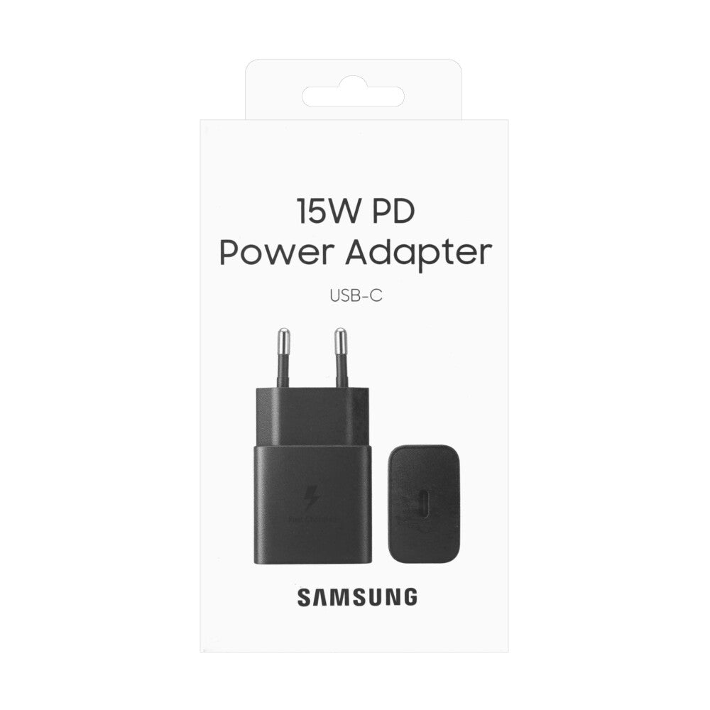 Original Samsung Schnellladegerät 15W Schwarz Netzteil Stecker EP-T1510NBEGEU