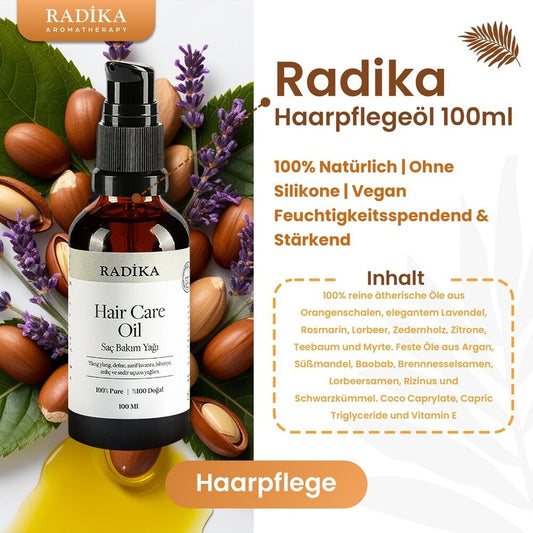 Haarpflegeserum, Vitamin A-E-F, 100% Rein, BIO, natürlich, 100 ml