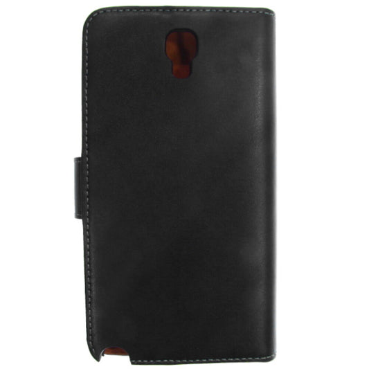 Leder-Handyhülle für Samsung Note 3 Neo Schwarz 4250710552795