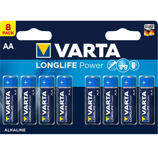 VARTA LONGLIFE Power-Batterien AA Blister 8 (DE)