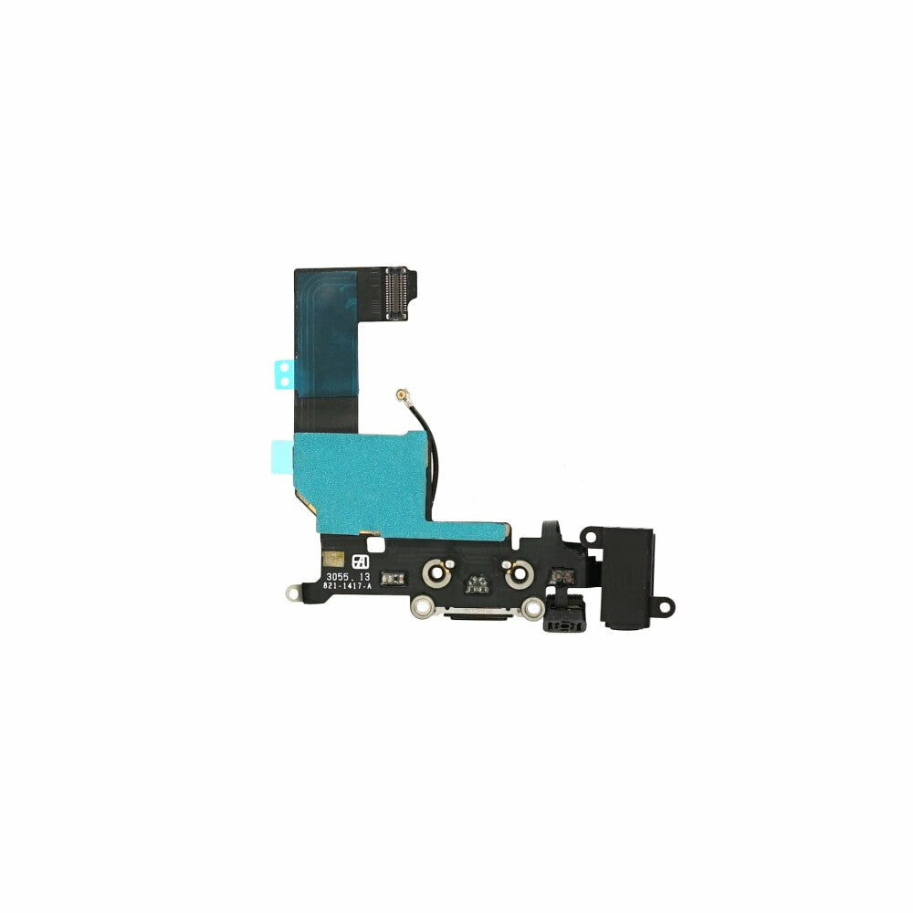 Ladebuchse für iPhone 5 Schwarz Dock Connector Flex Ersatz