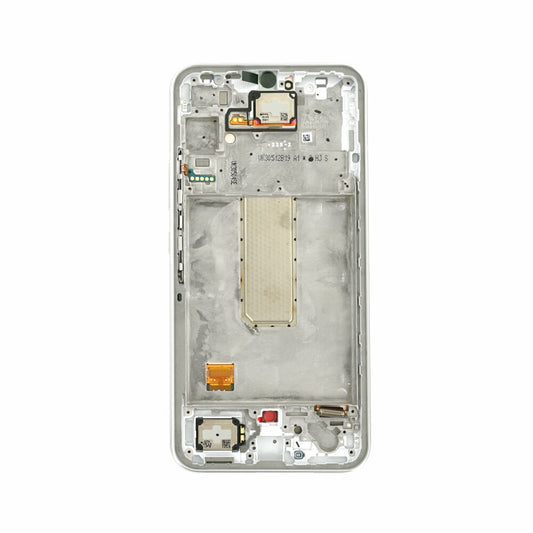 Original Display für Samsung Galaxy A34 5G Silber LCD + Rahmen GH82-31200B