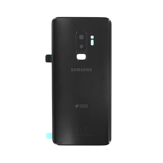 Original für Samsung Galaxy S9+ Duos Akkufachdeckel G965F DS Schwarz GH82-15660A