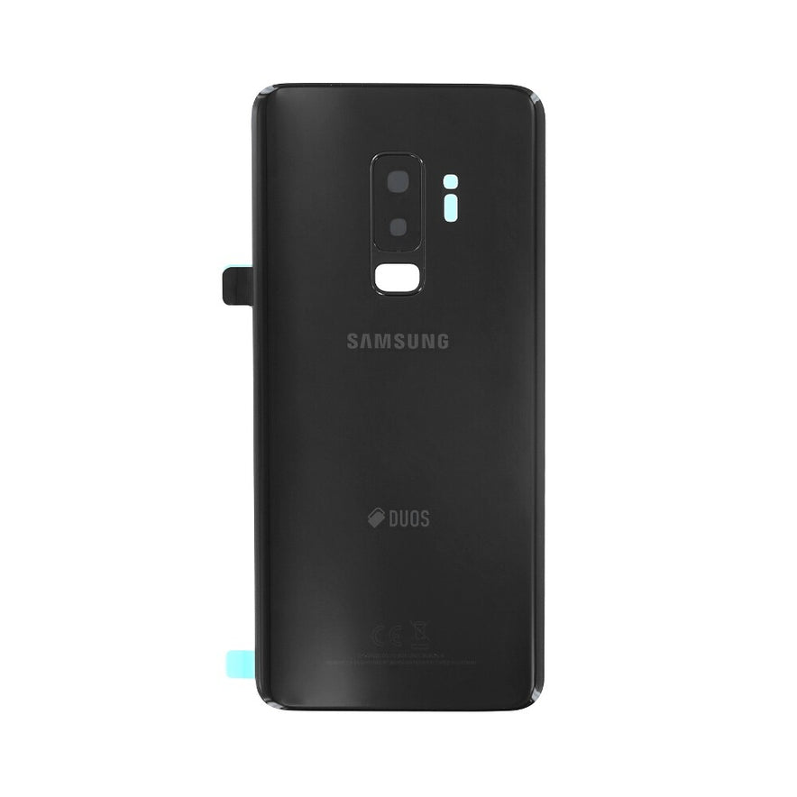 Original für Samsung Galaxy S9+ Duos Akkufachdeckel G965F DS Schwarz GH82-15660A