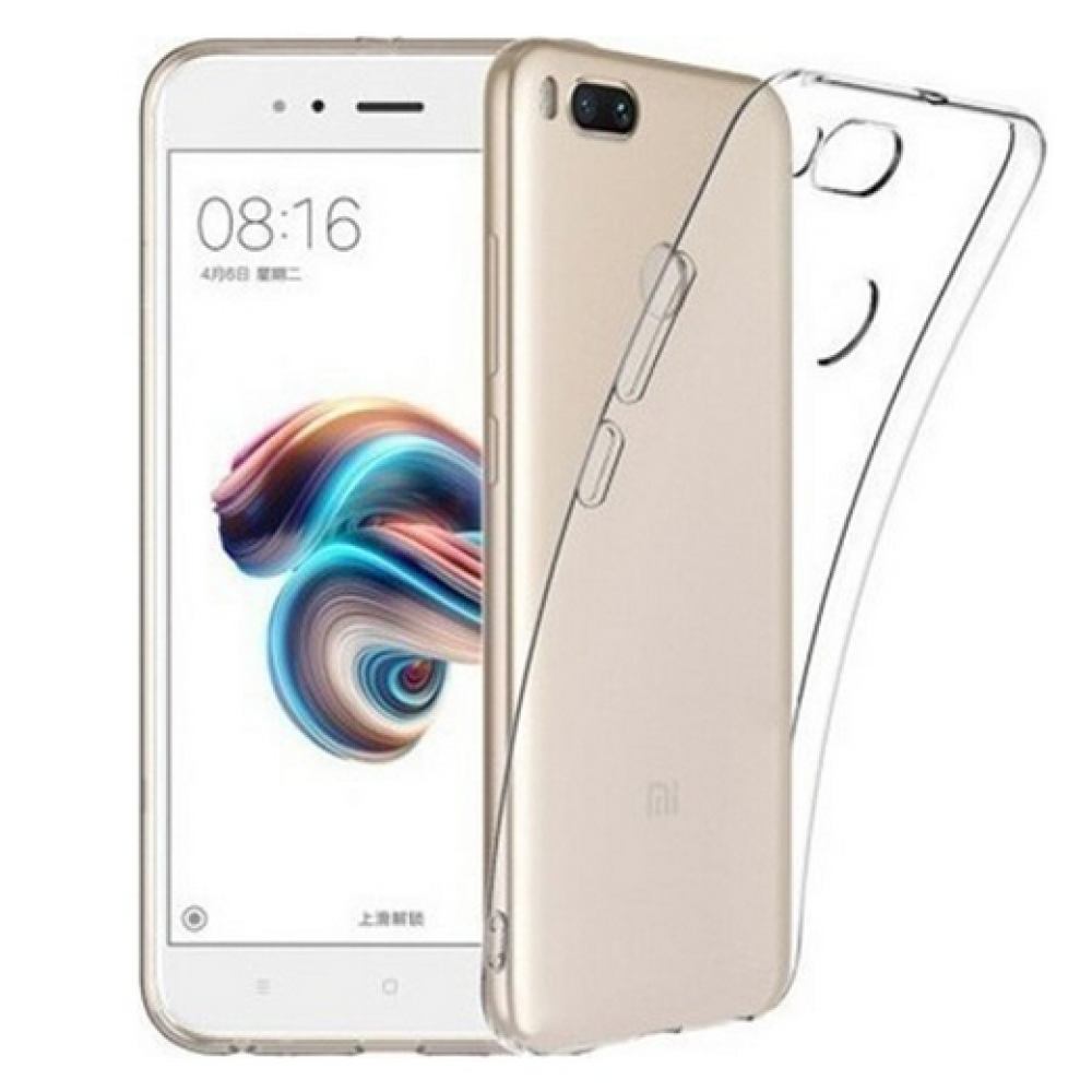 Original TPU Handyhülle für Xiaomi Mi A1 Transparent Schutz SE03XIAMIA