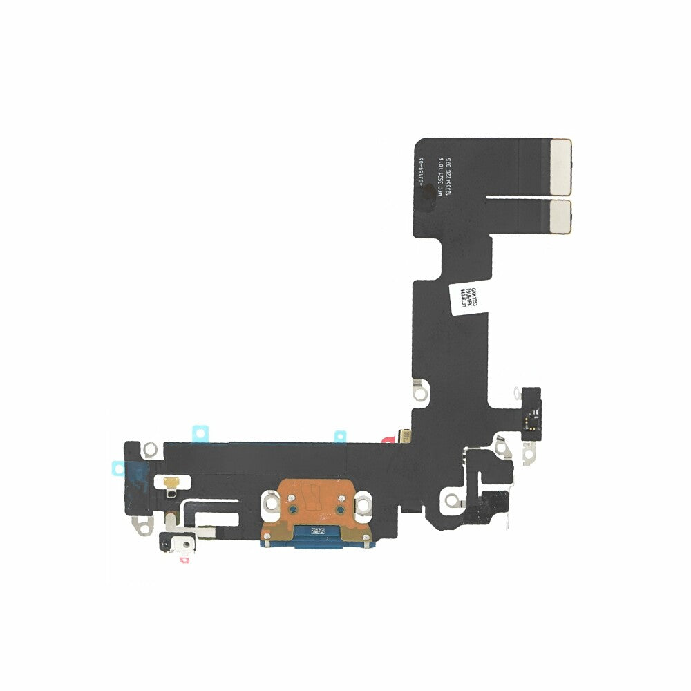 Ladebuchse für iPhone 13 Blau Lightning Dock Connector Flex