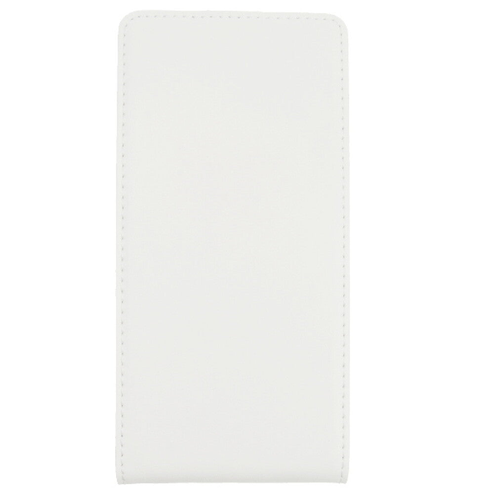 Slim Leder Flip Hülle für Sony Z2 - Weiß Handyhülle Tasche Schutz 4250710552832
