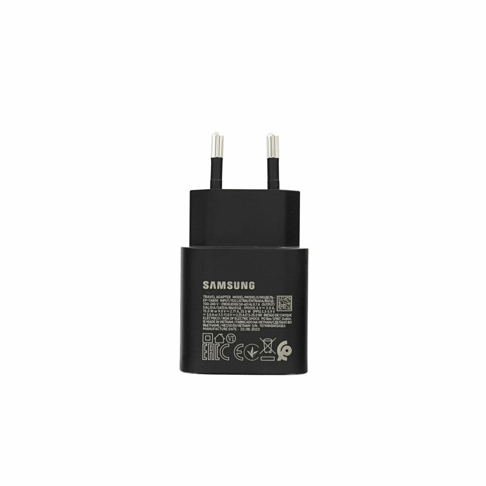 Samsung 25W PD Wandladegerät EP-TA800N Bulk , schwarz