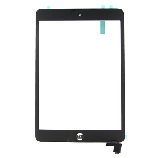 Toucheinheit + Flex für iPad mini 1 (2012) / iPad mini 2 (2013) (A1432,A1454,A1455,A1489, A1490, A1491) schwarz