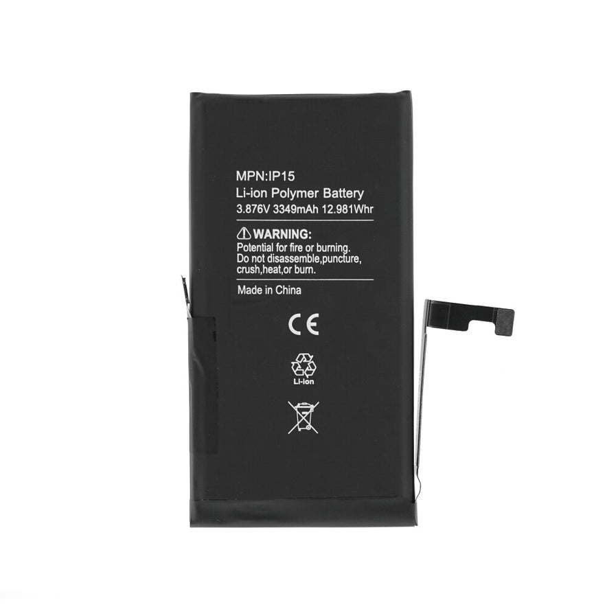 iPhone 15 Akku für Apple Dekodiert mit Extra IC Bateria wie Original