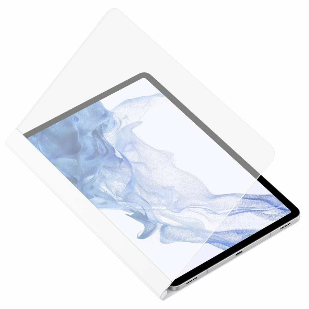 Original Clear View Cover Handyhülle für Samsung Tab S8 Note Weiß EF-ZX700PWEGEU