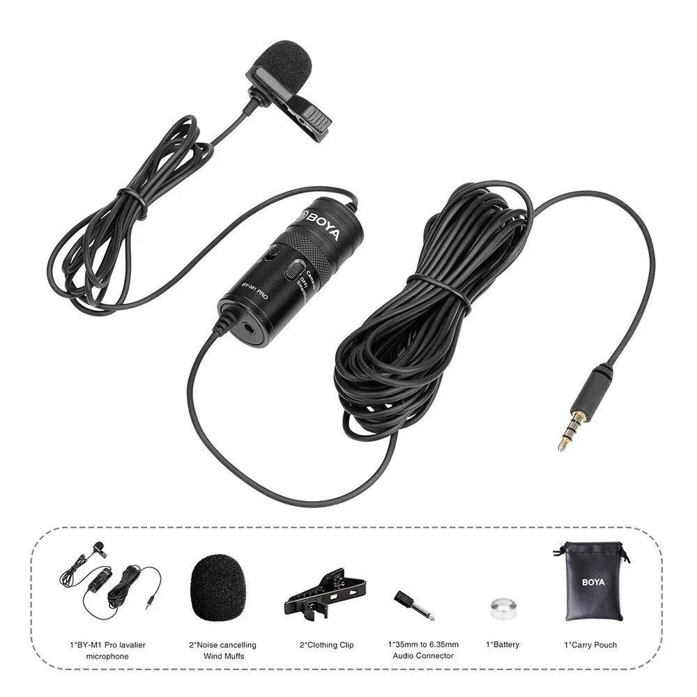 Original Boya Kabellose Lavalier-Mikrofon schwarz BY-M1 Pro