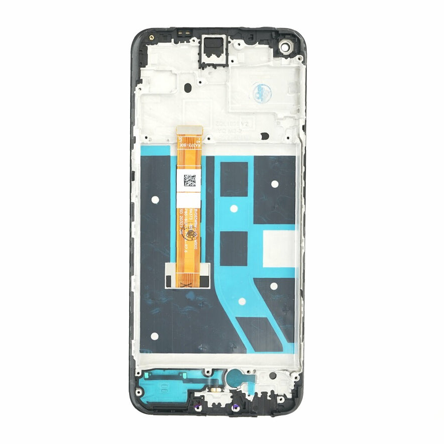 Display-Einheit + Rahmen für OnePlus Nord N100 schwarz