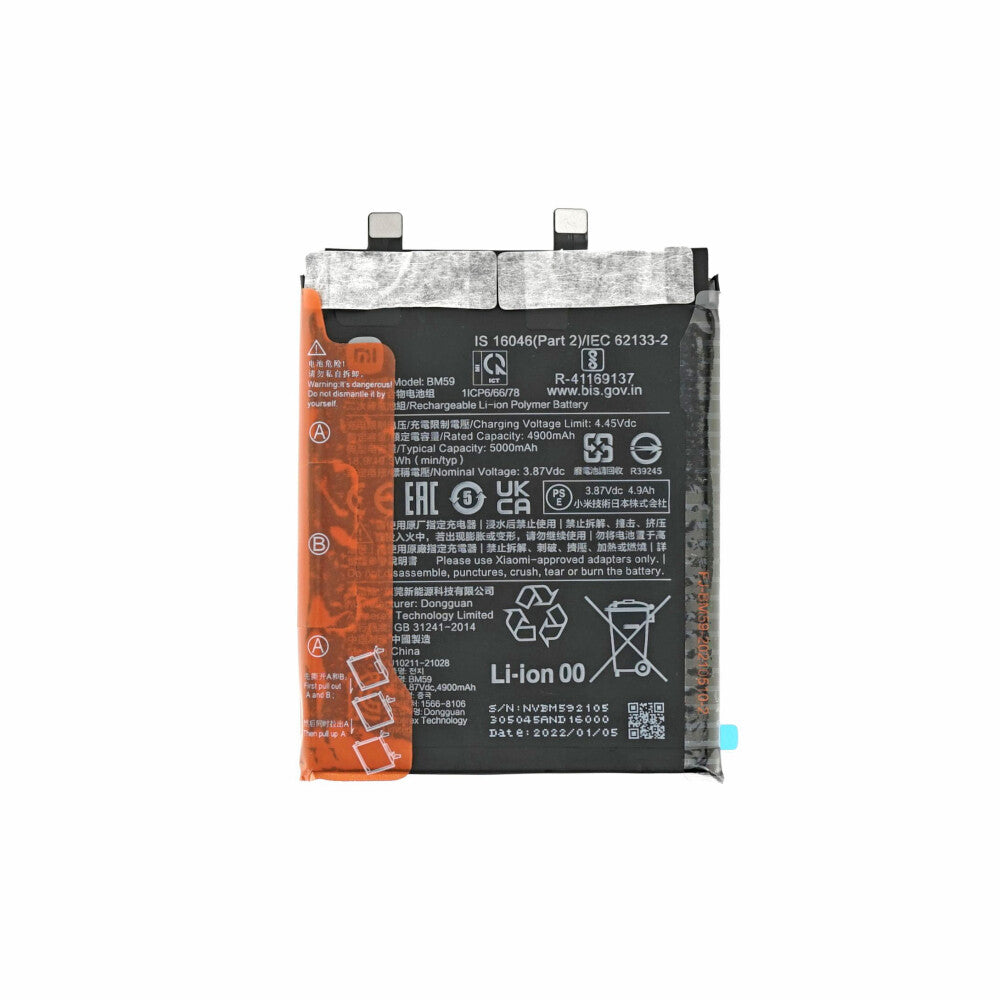 Original 460200008P1G Akku für Xiaomi Mi 11T 5000 mAh Batterie Accu Ersatzakku