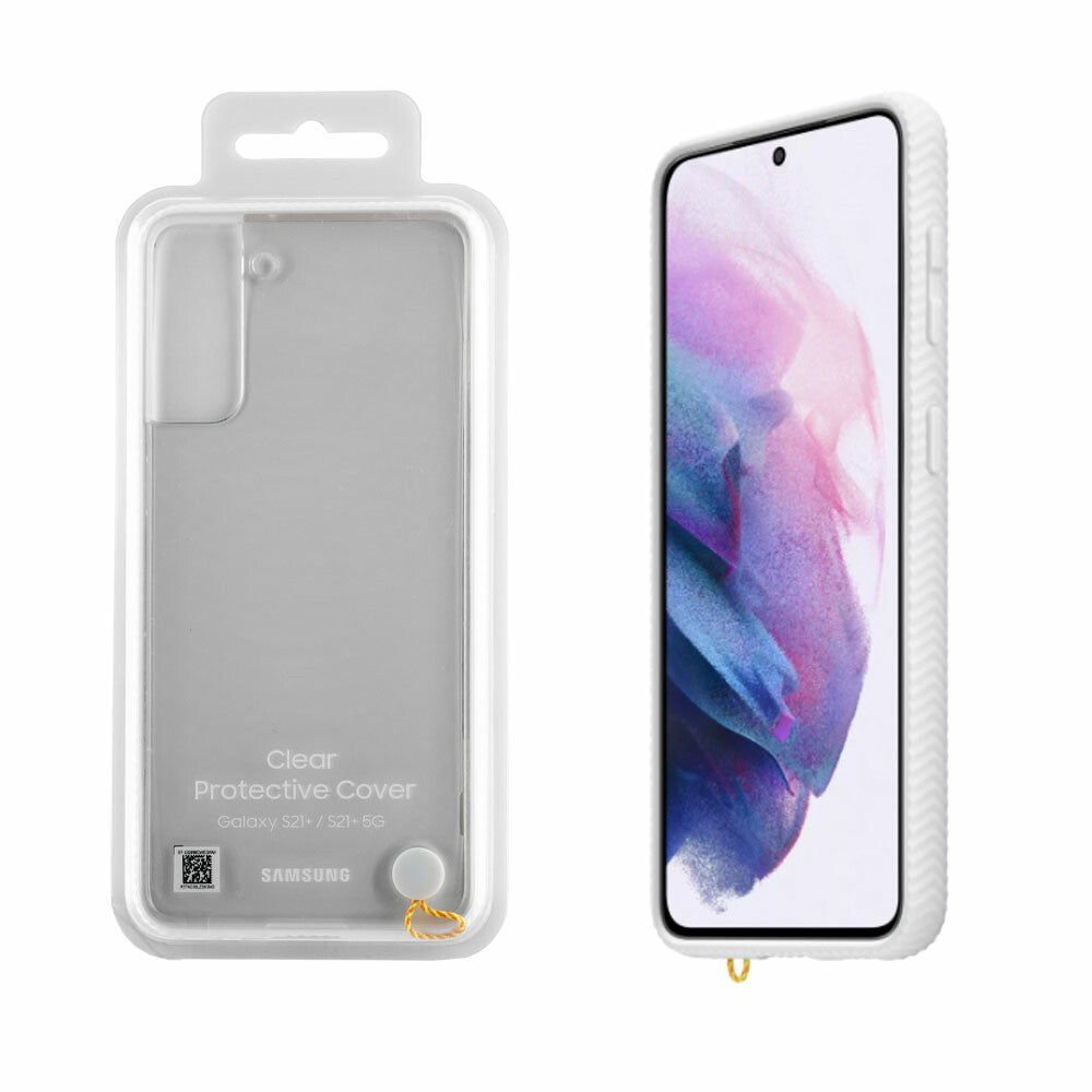 Original Klar Handyhülle für Samsung Galaxy S21 Plus weiß EF-GG996CWEGWW